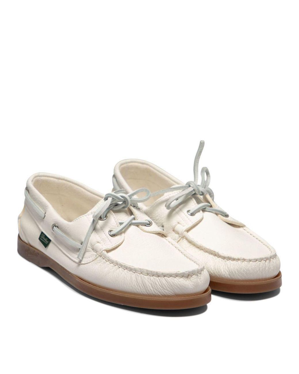 Paraboot White Lace-Up Loafers for men