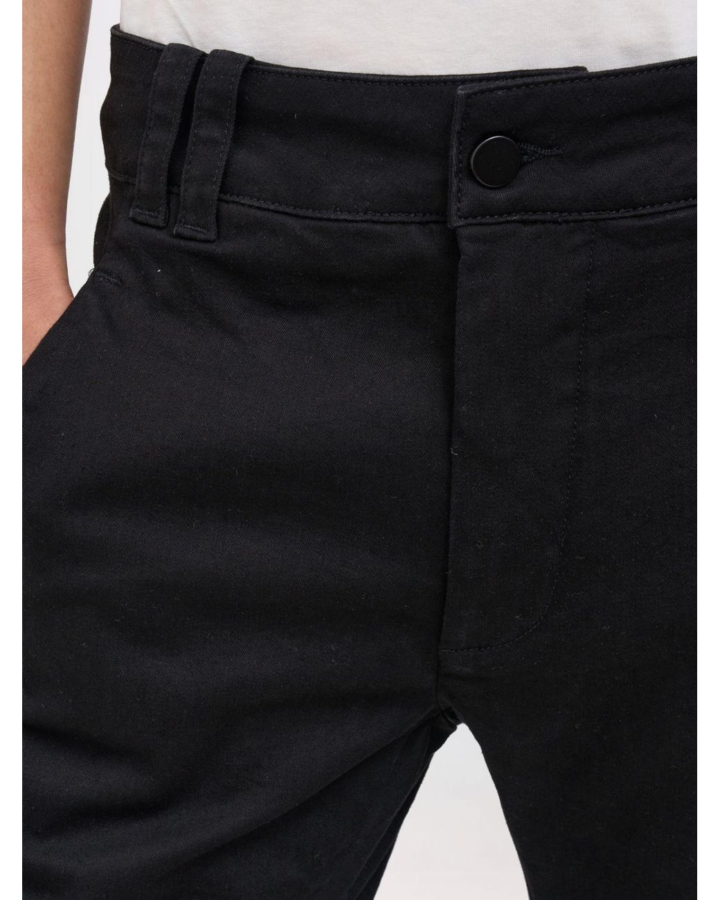 Thom Krom Black Barrel-Leg Jeans for men