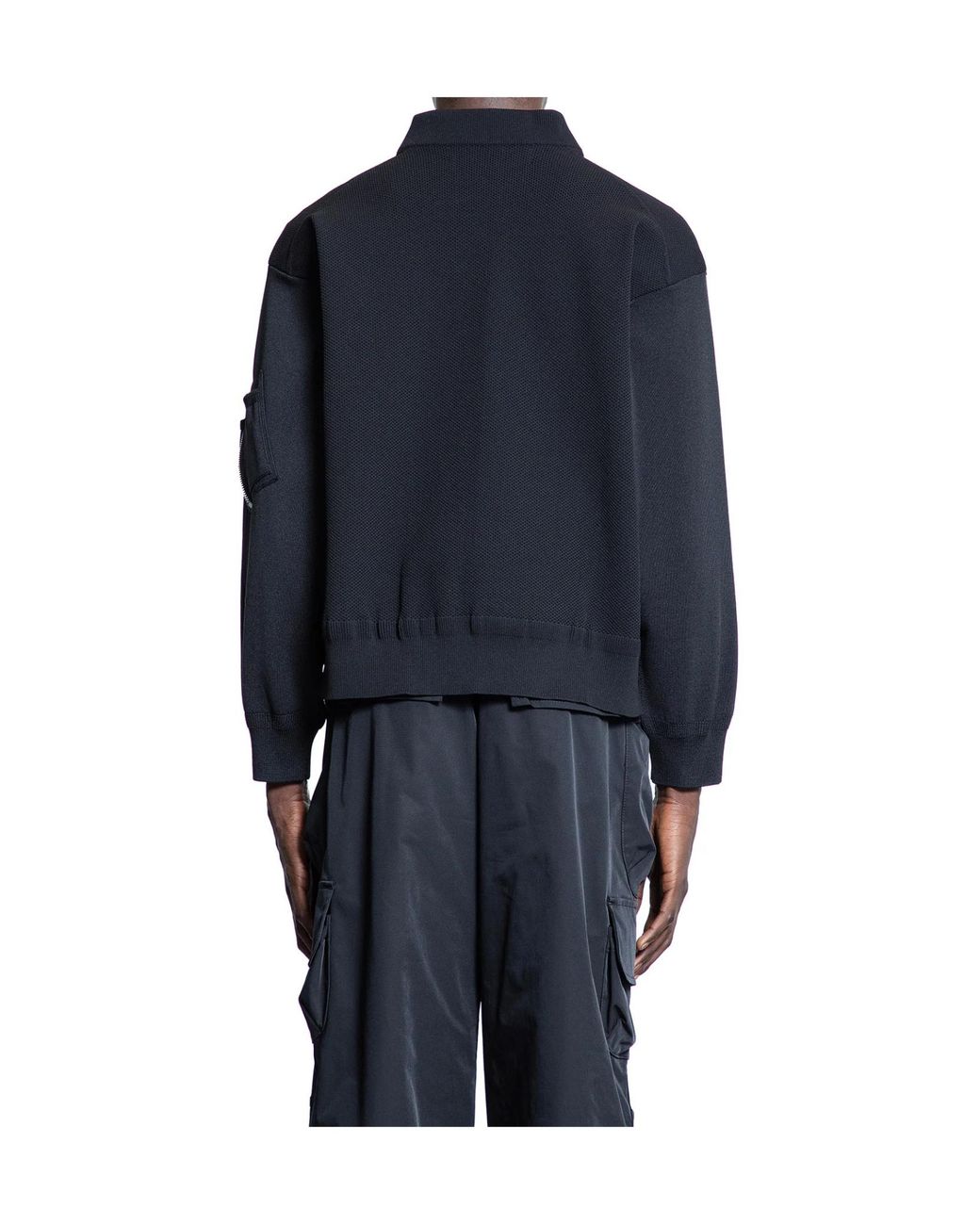 Comme des Garçons Black Long Sleeve Casual Jacket for men