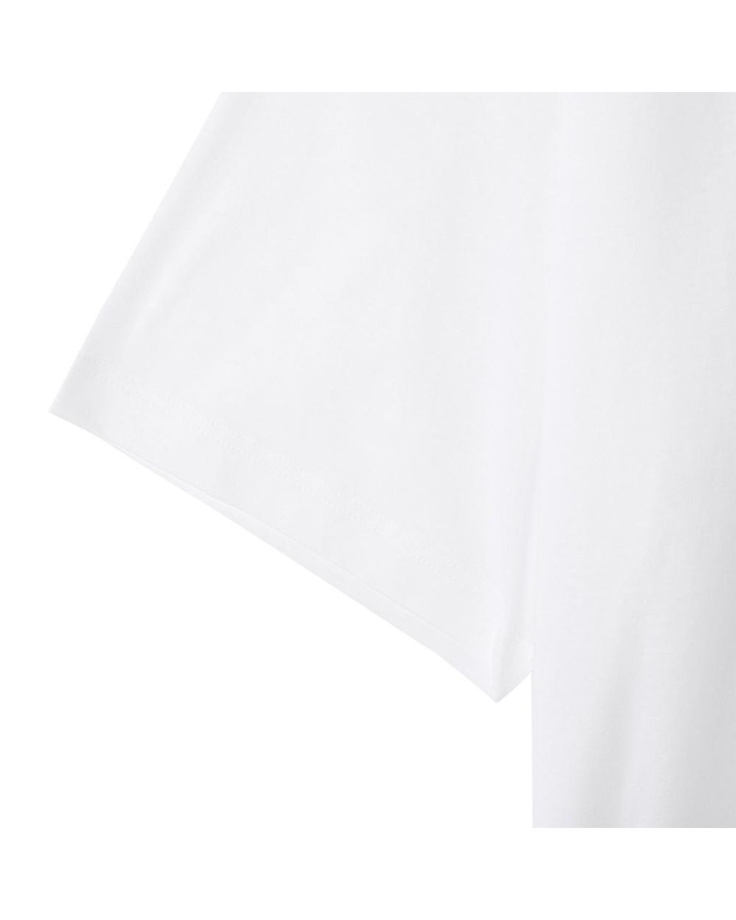 Prada White Logo Short-Sleeved T-Shirt for men