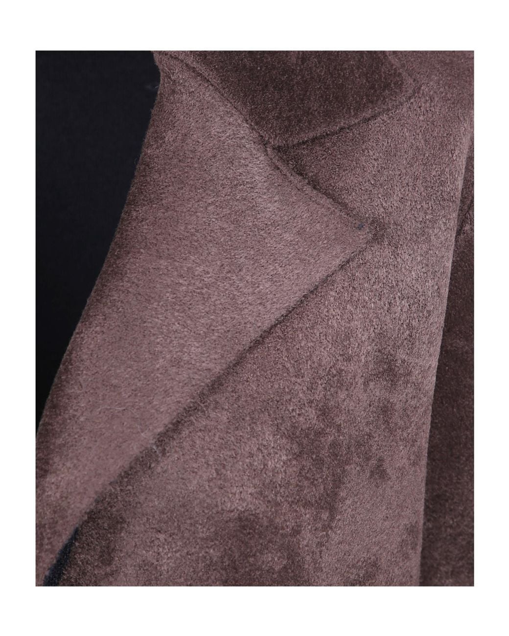 D.exterior Purple Double-Breasted Velvet Blazer