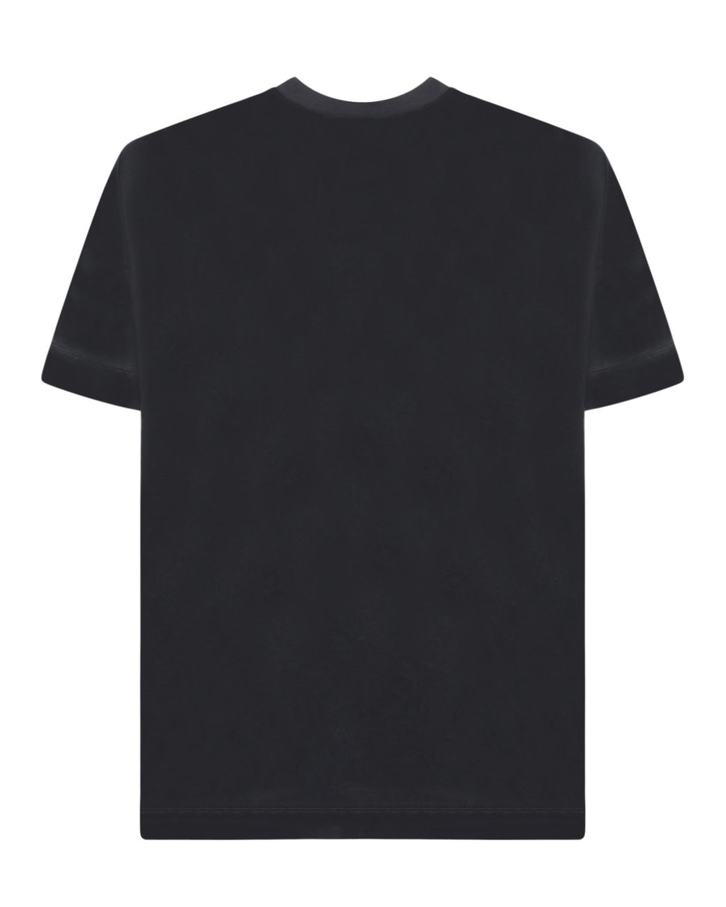 Emporio Armani Black Crewneck Short-Sleeved T-Shirt for men