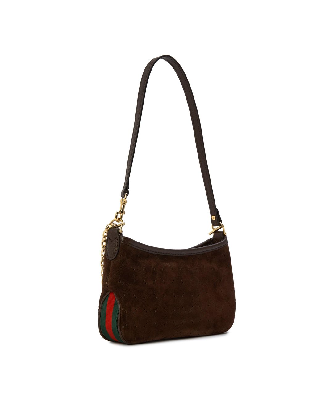 Gucci Brown Fleece-Lined Underarm Bag