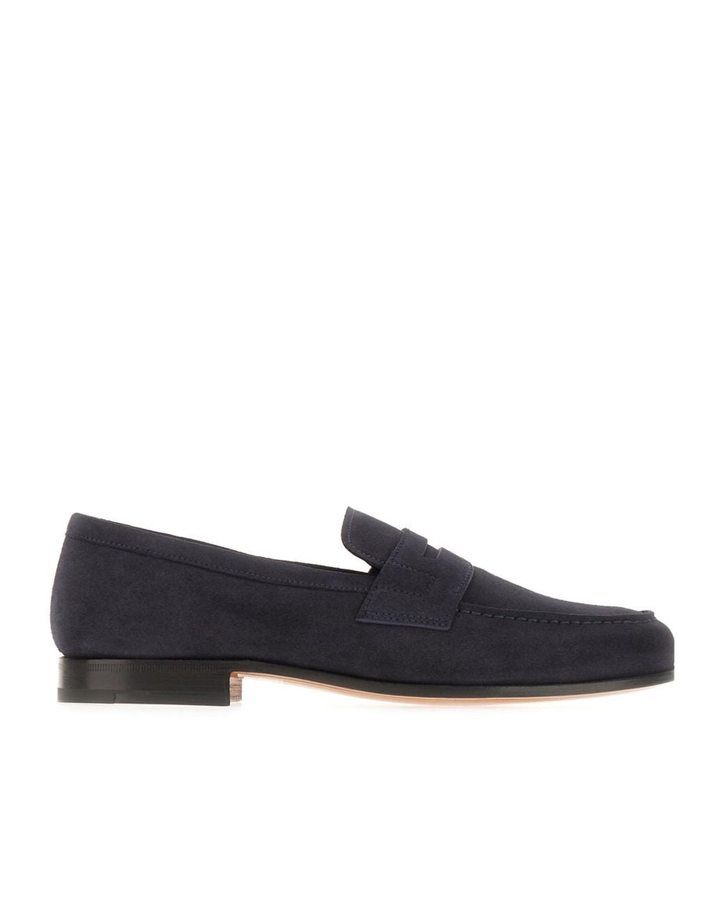 Church's Blue Round-Toe Slip-On Loafers for men