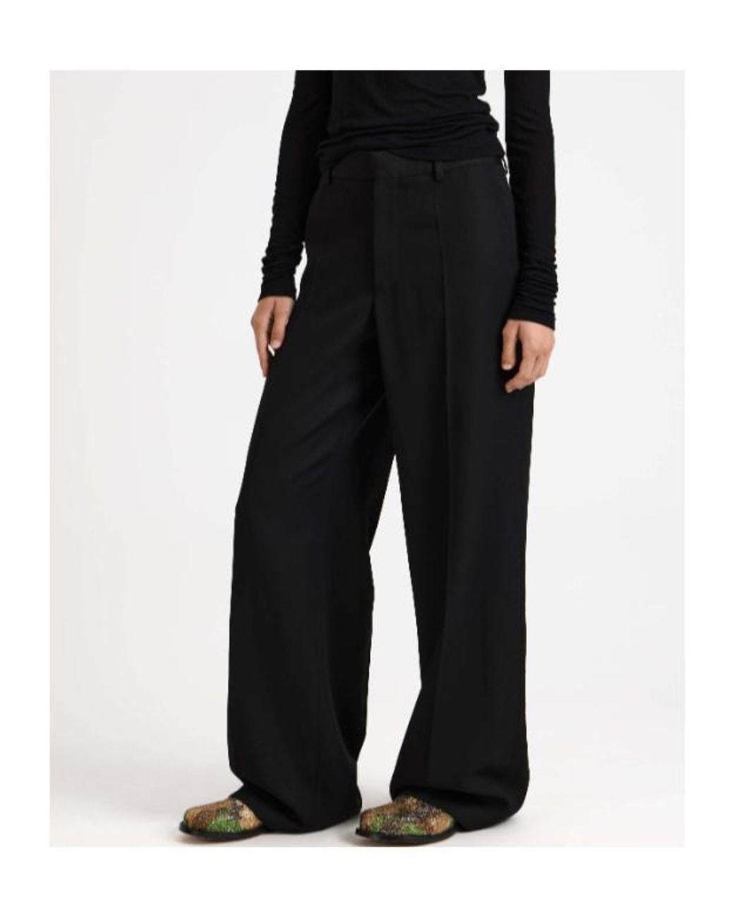 J.W. Anderson Black Tailored Trousers