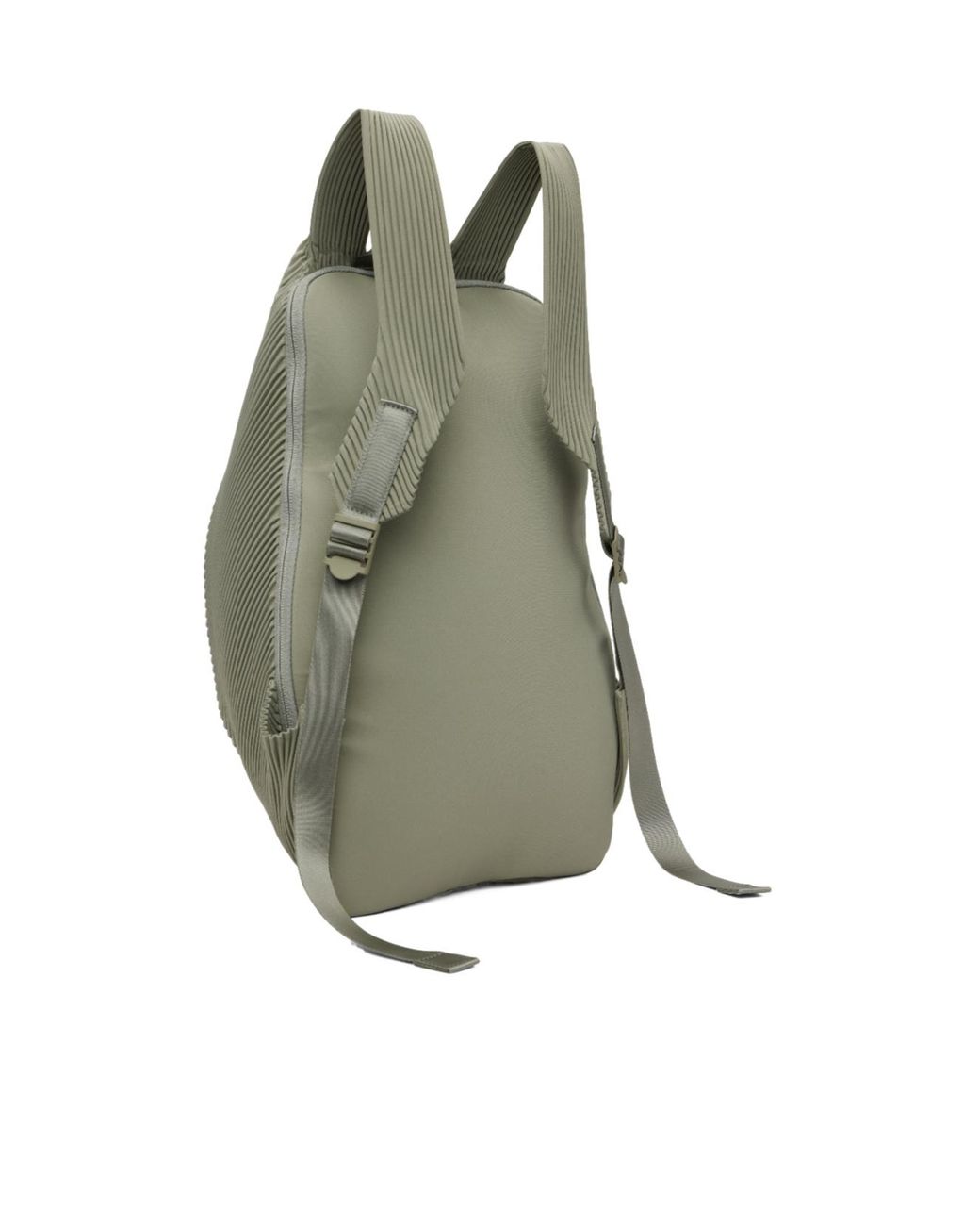 Issey Miyake Pleated Backpack in Green for Men | Lyst