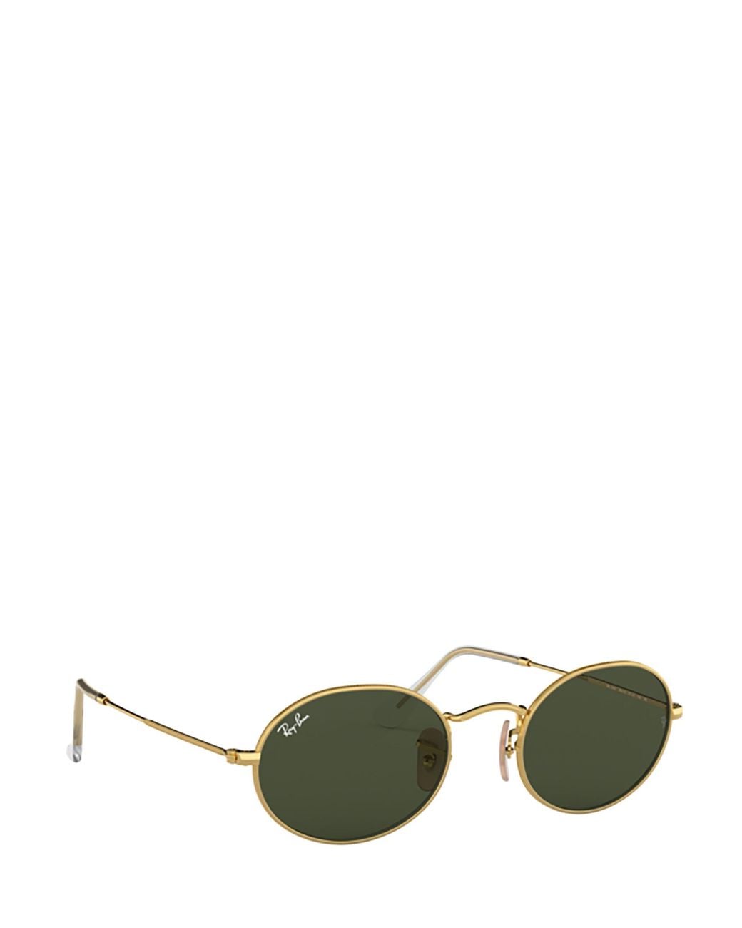 Ray-Ban Green Oval Frame Sunglasses