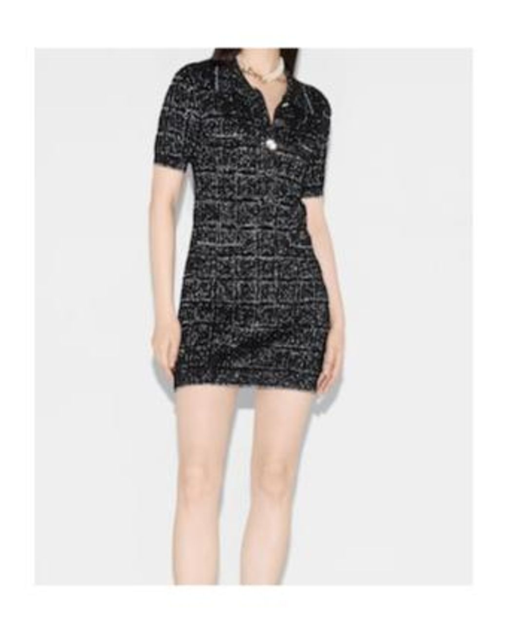 Gucci Black And Thread Dress