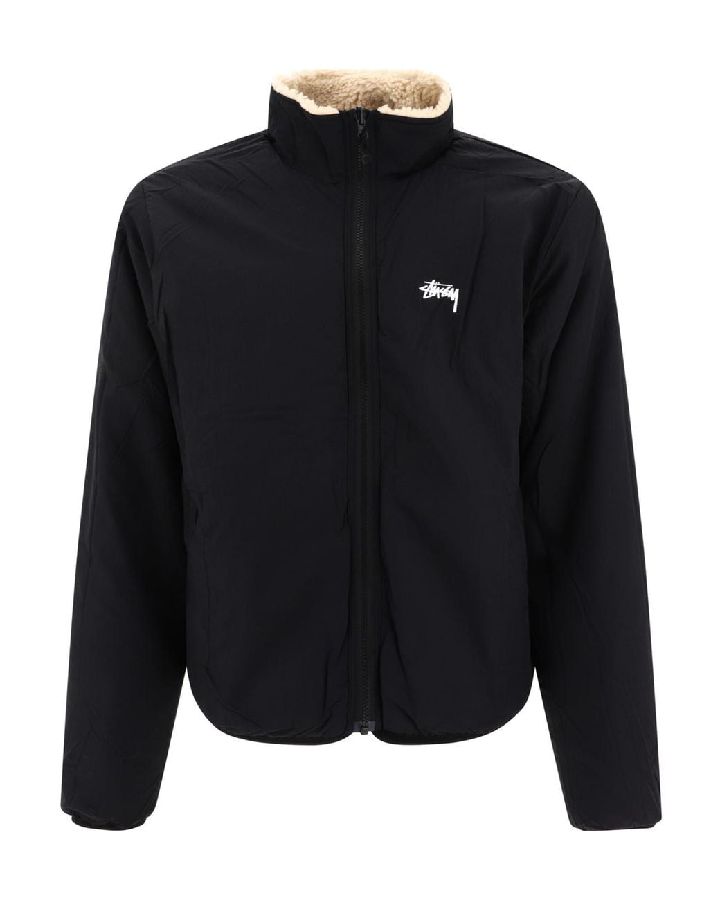 Stussy Natural Stüssy Reversible Fleece Jacket for men