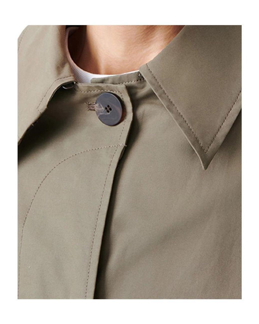 Studio Nicholson Green Long-Sleeved Trench Coat