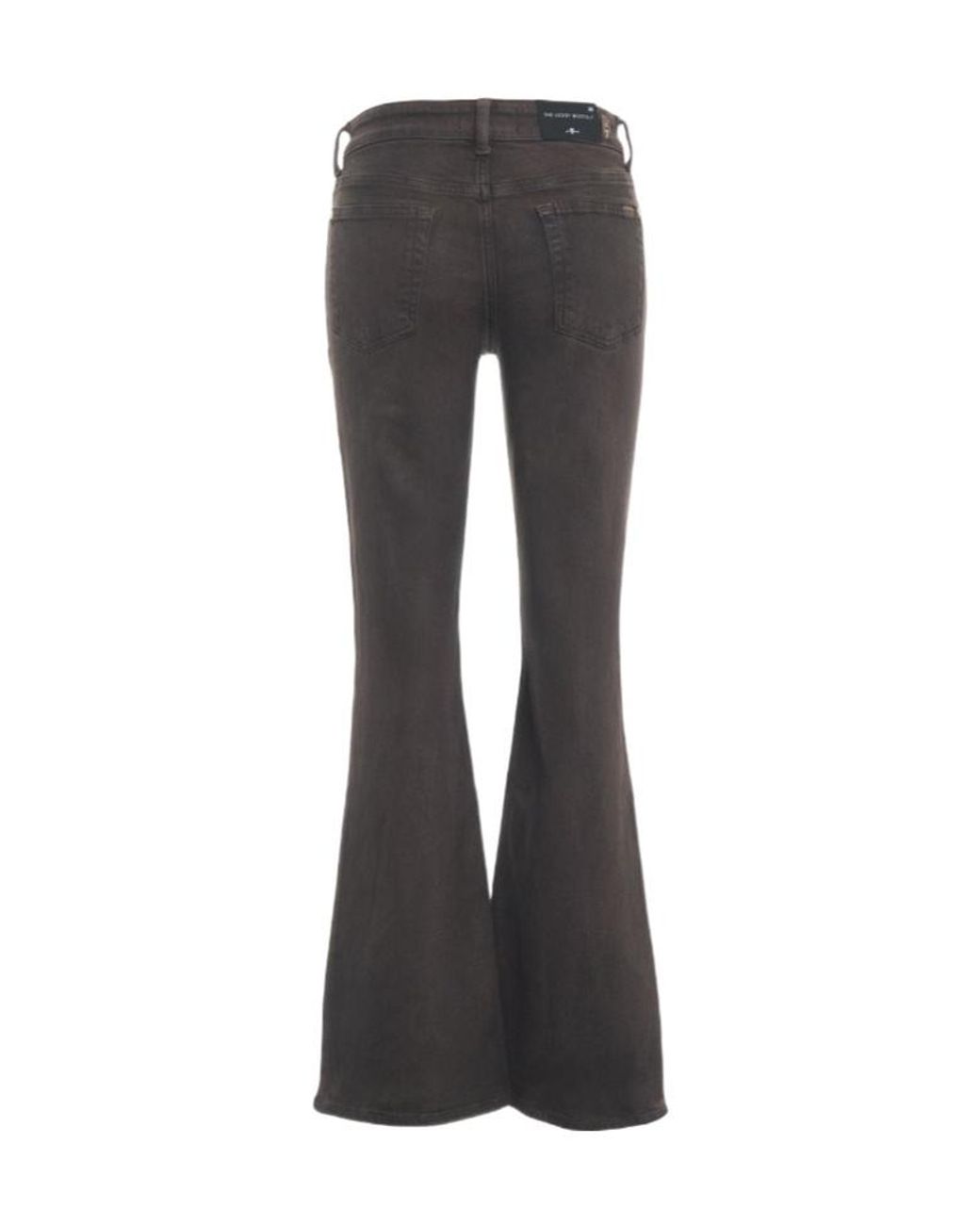 7 For All Mankind Black Flared Jeans