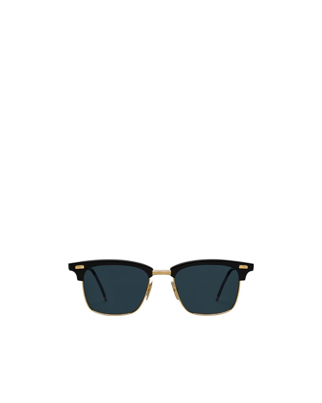 Thom Browne Blue Eyewear Square Frame Sunglasses