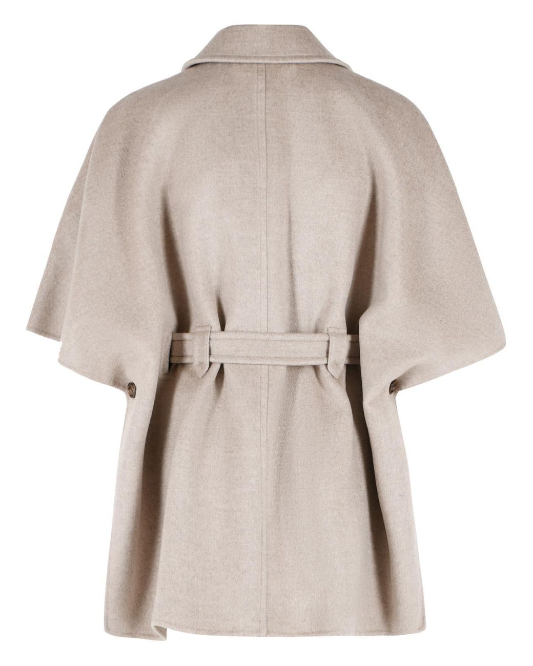 Max Mara Natural Nettare Belted Cape