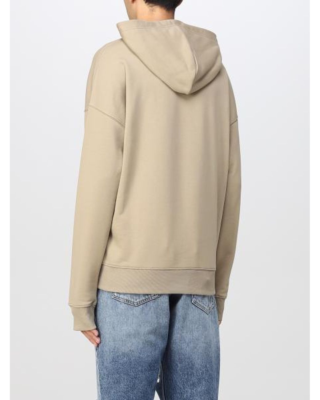 DIESEL Natural Logo-Patch Drawstring Hoodie for men