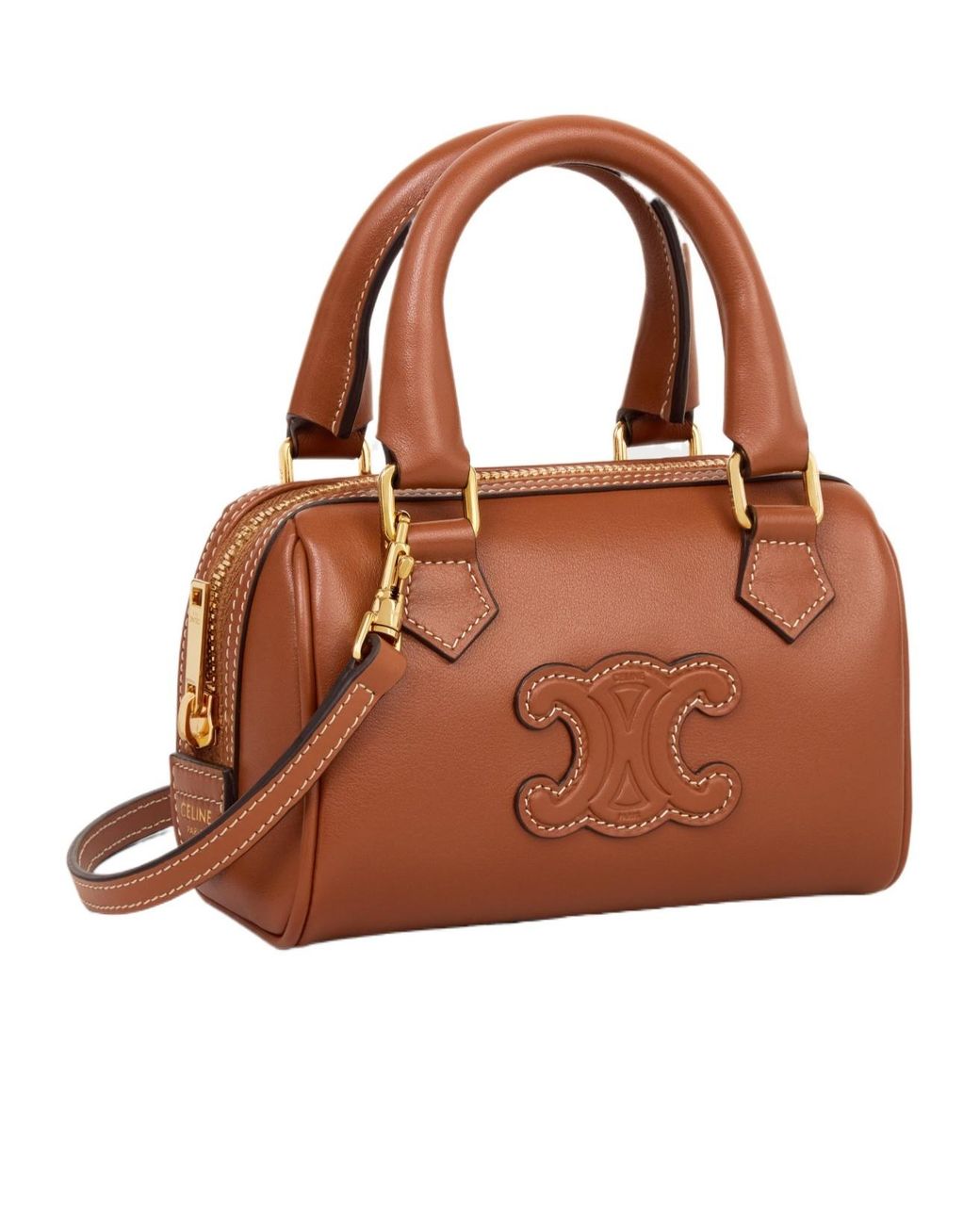 Céline Brown Mini Boston