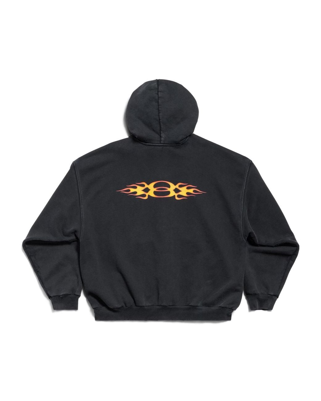Balenciaga Blue Burning Unity Zipped Hoodie for men