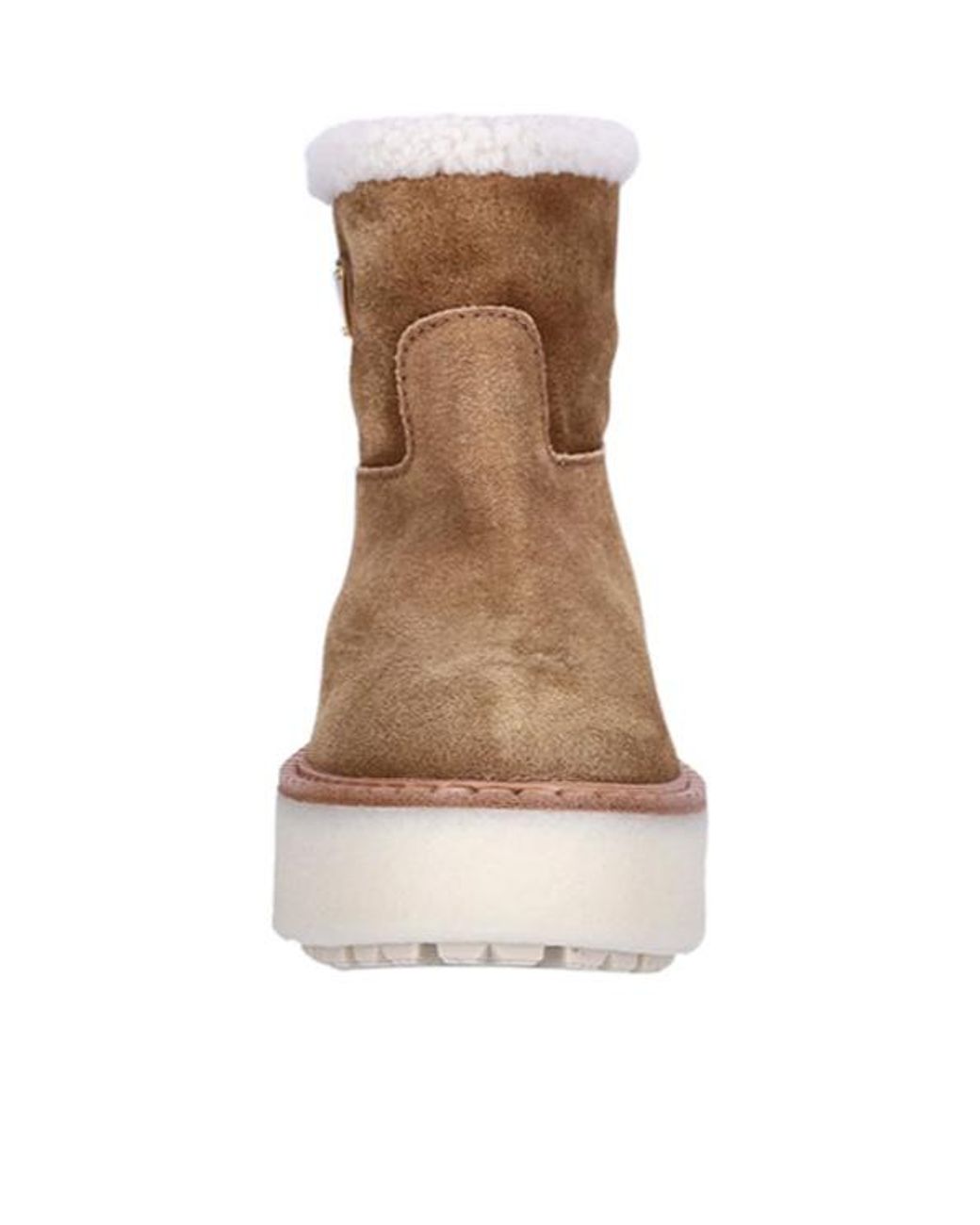 Prada Brown Logo Short Boots