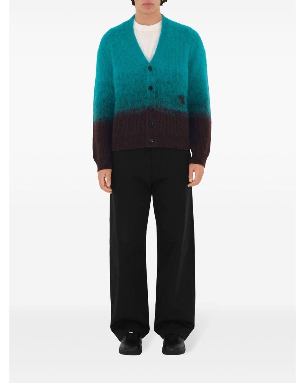 Burberry Green Cardigan for men