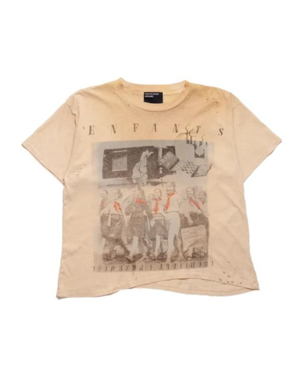 Enfants Riches Deprimes Natural Short-Sleeved T-Shirt for men