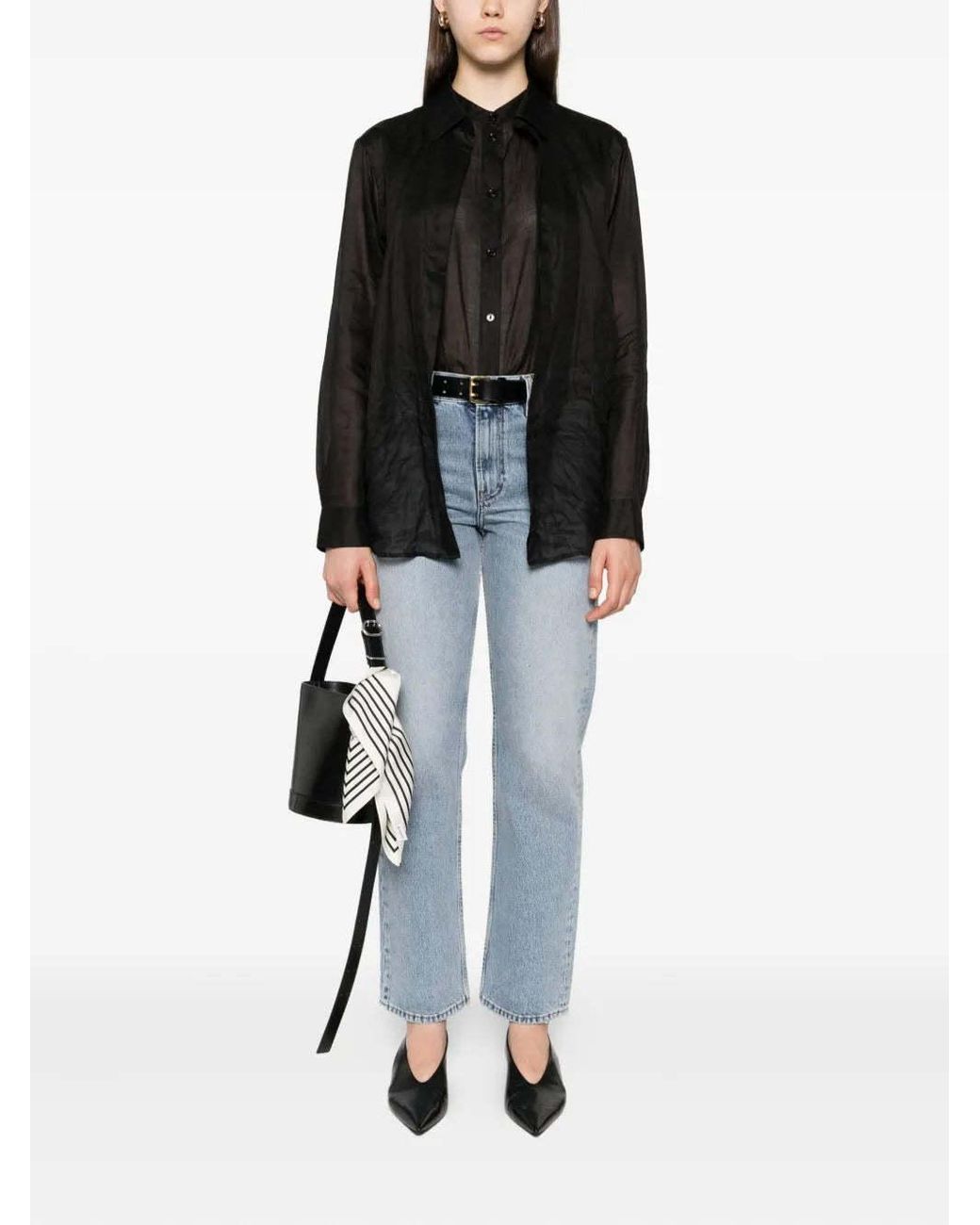 Totême Blue Jeans With Belt Loops