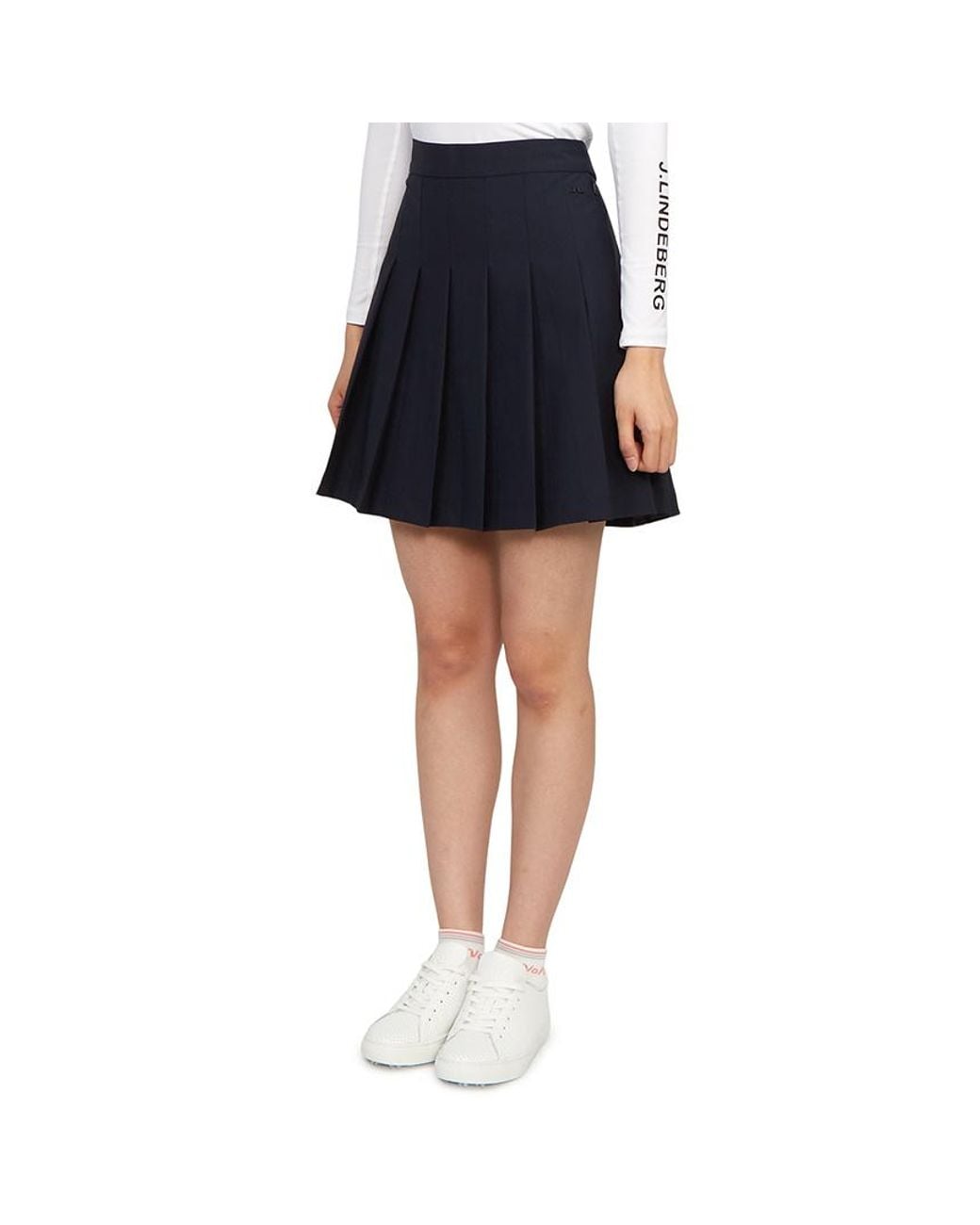 J.Lindeberg Blue Adina Pleated Golf Skirt