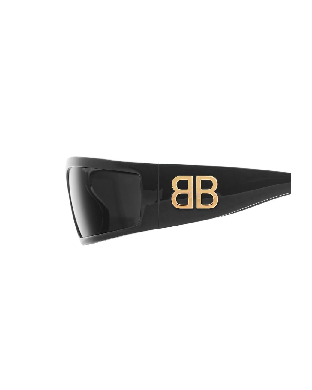 Balenciaga White Eyewear Rectangle Frame Sunglasses