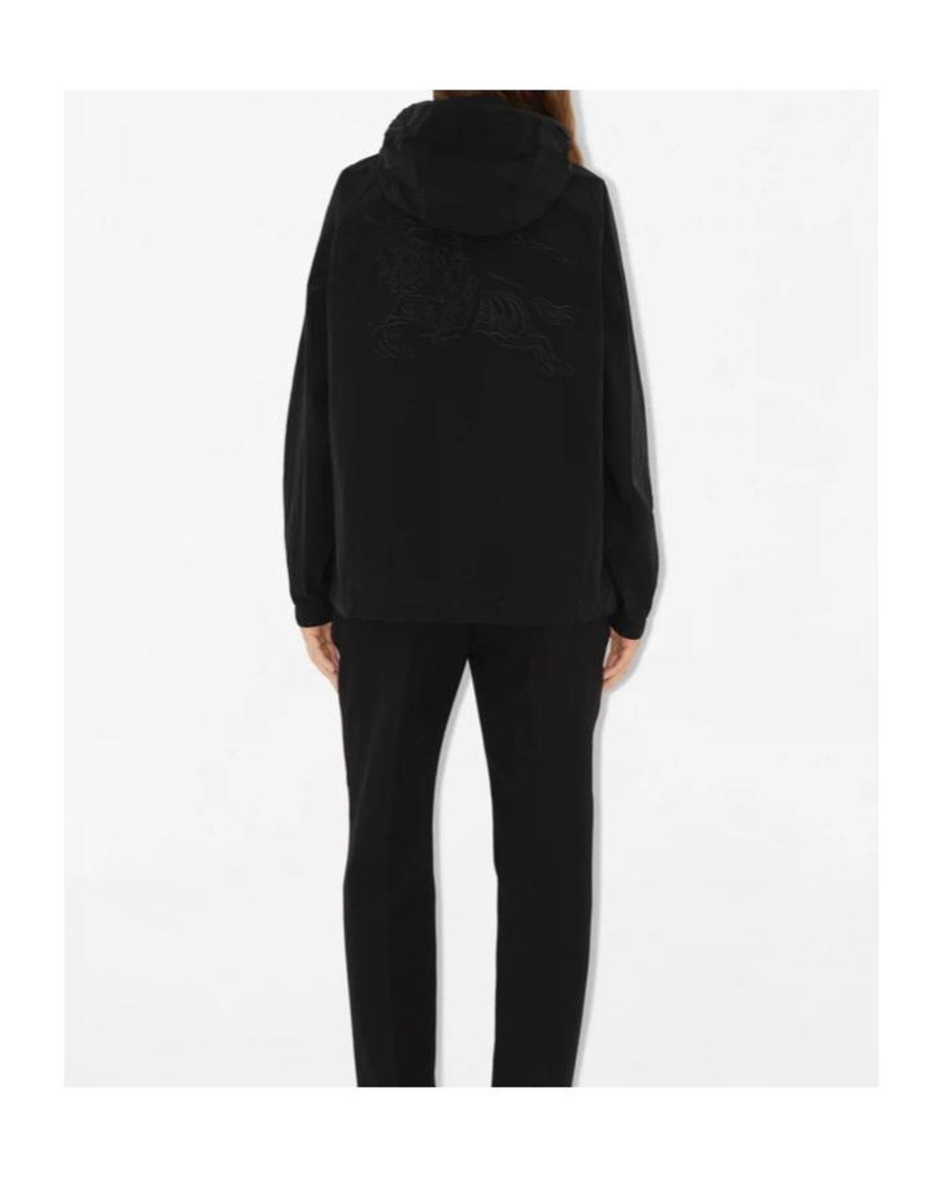 Burberry Black Ekd Zip-Up Lightweight Jacket