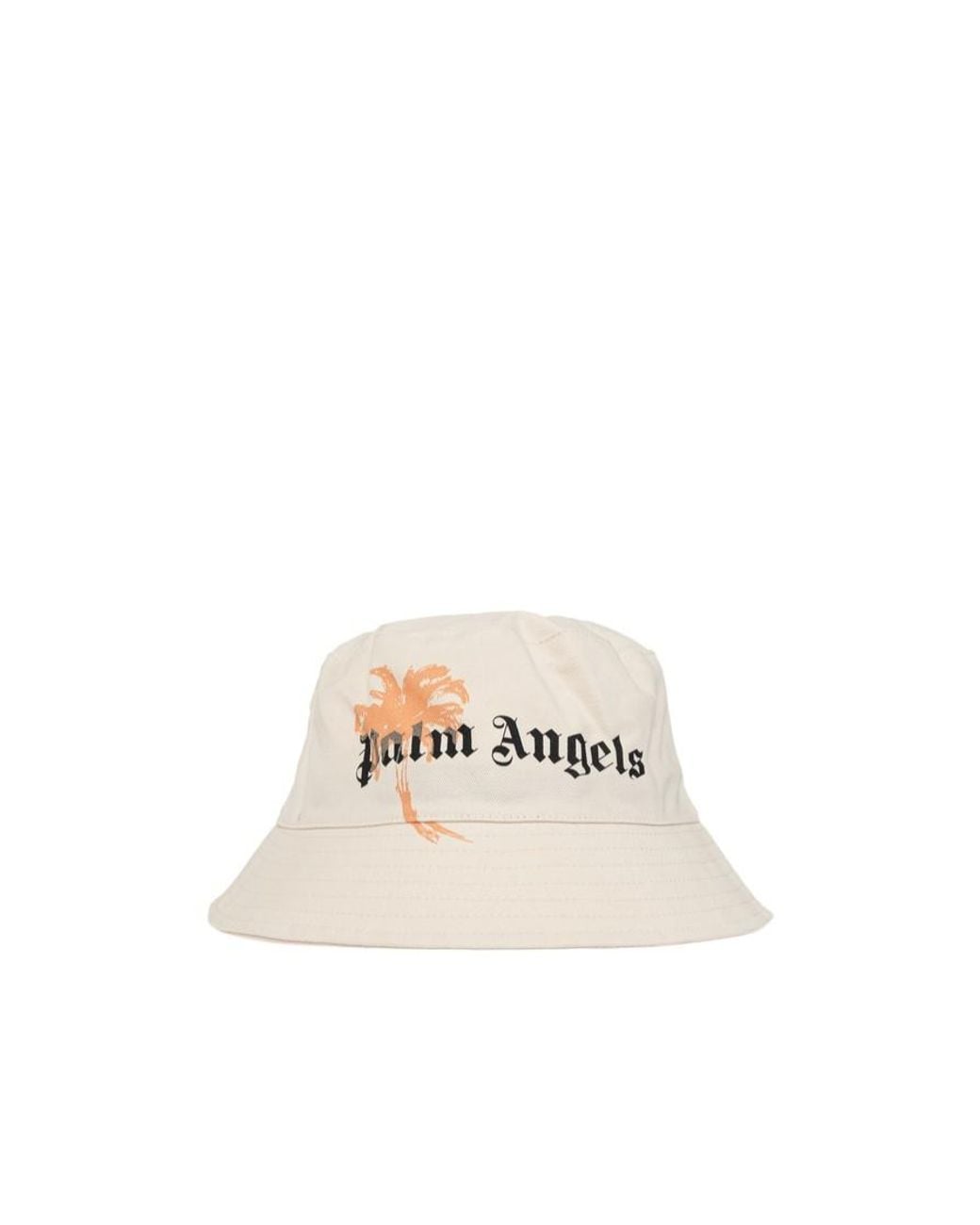 Palm Angels White Logo Hat for men
