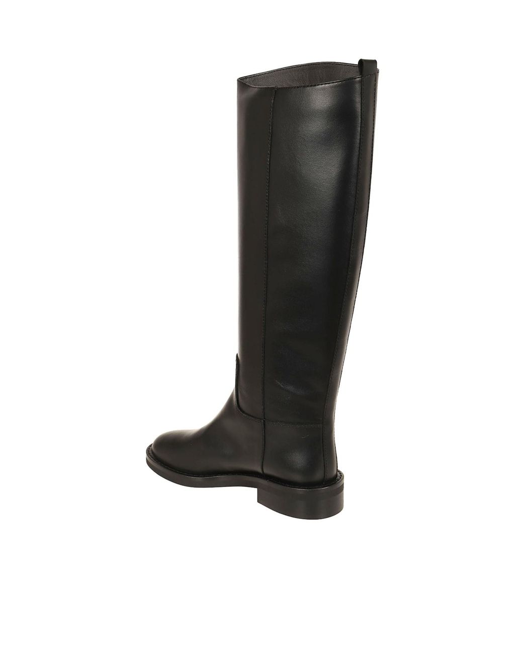 Via Roma 15 Black High Shaft Riding Boots