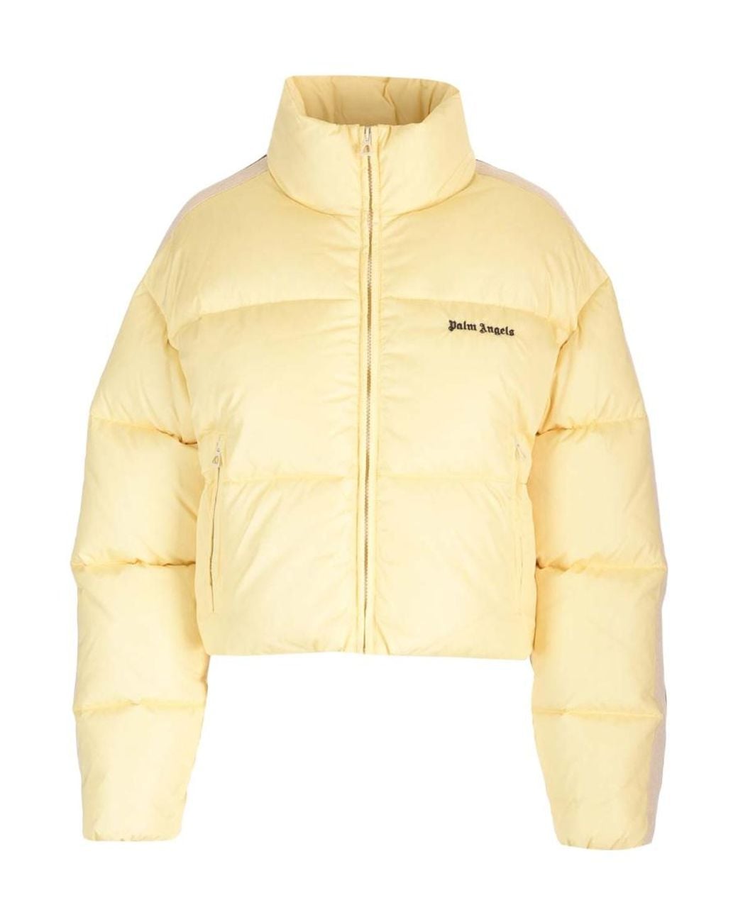 Palm Angels Yellow Puffer Polyamide