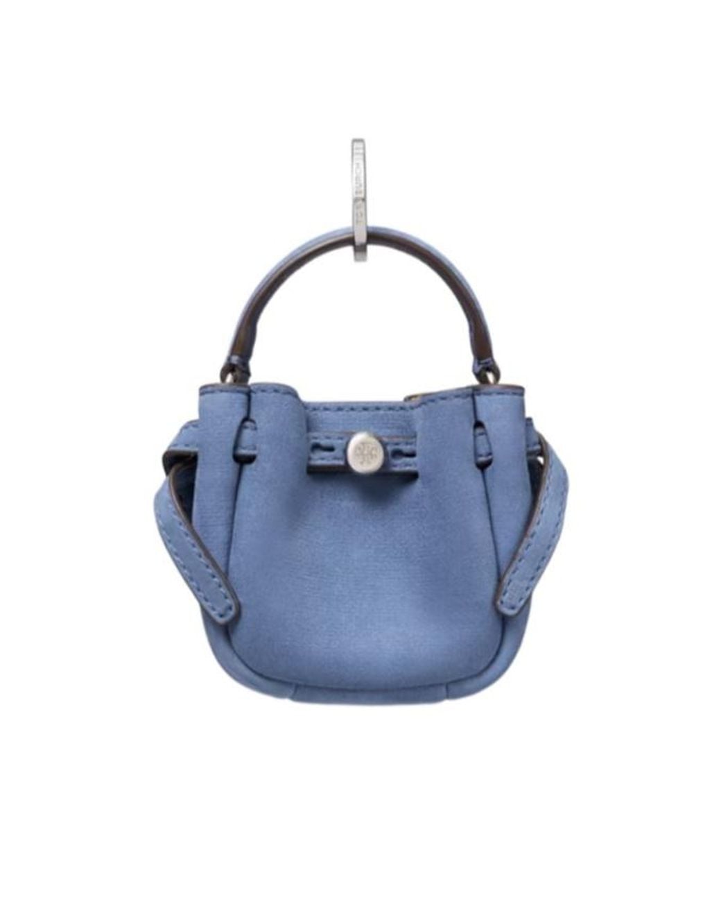 Tory Burch Blue Romy Bucket Bag Charm