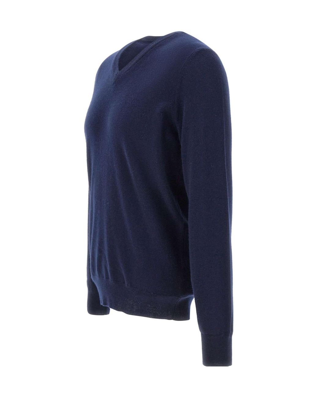 Kangra Cashmere Blue Long-Sleeved Sweater for men