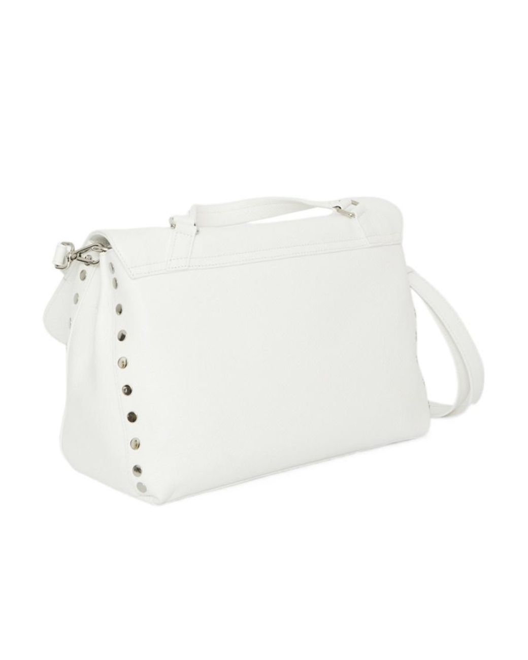 Zanellato White Logo Shoulder Bag