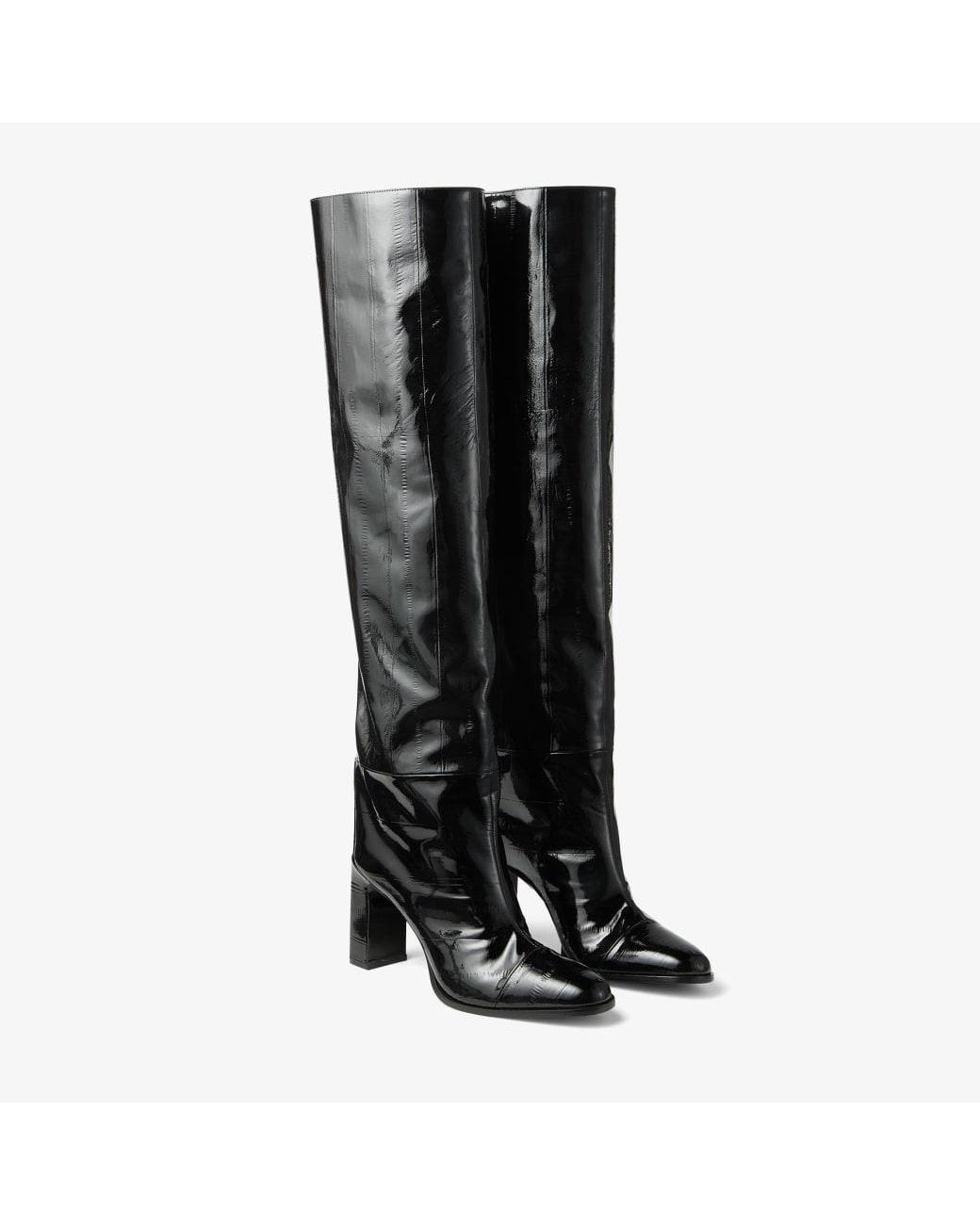 Jimmy Choo Black Caly Over The Knee 85 Boots