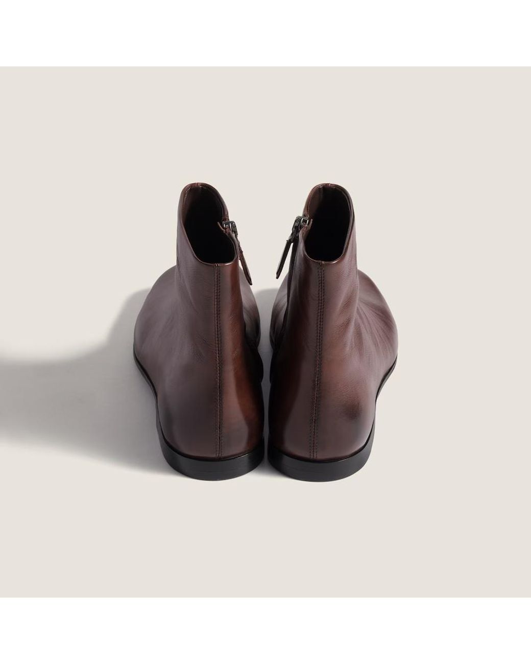 Miu Miu Brown Leather Booties
