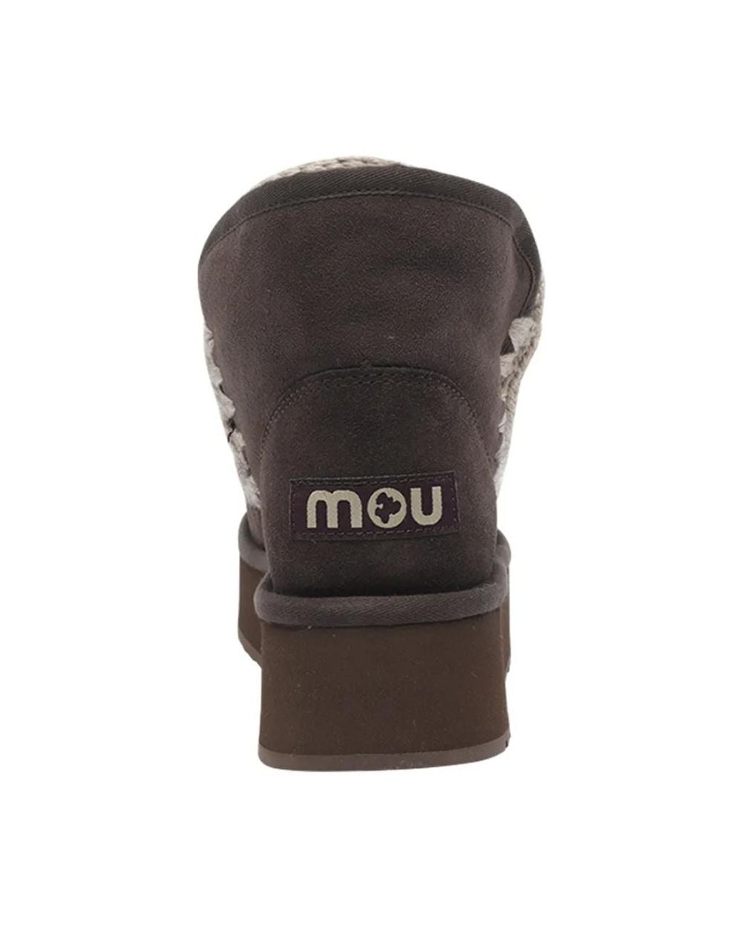 Mou Brown Eskimo Platform Ankle Boots