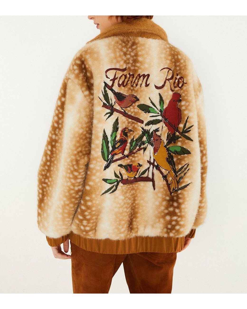 Farm Rio Natural Reversible Embroidered Jacket