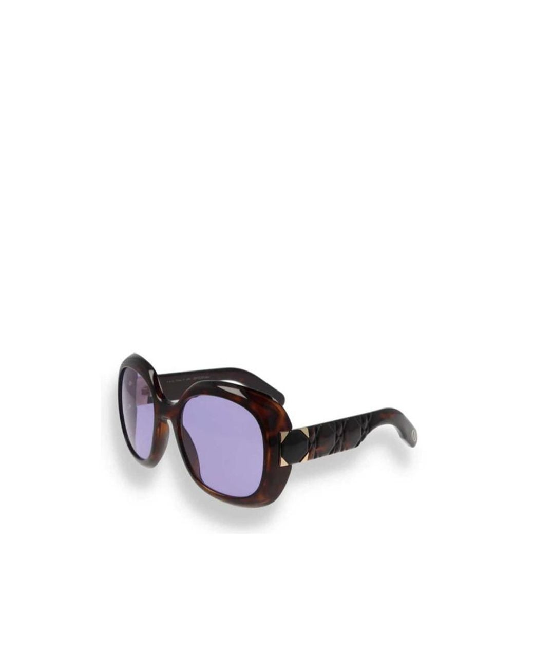 Dior Purple Rectangular Sunglasses