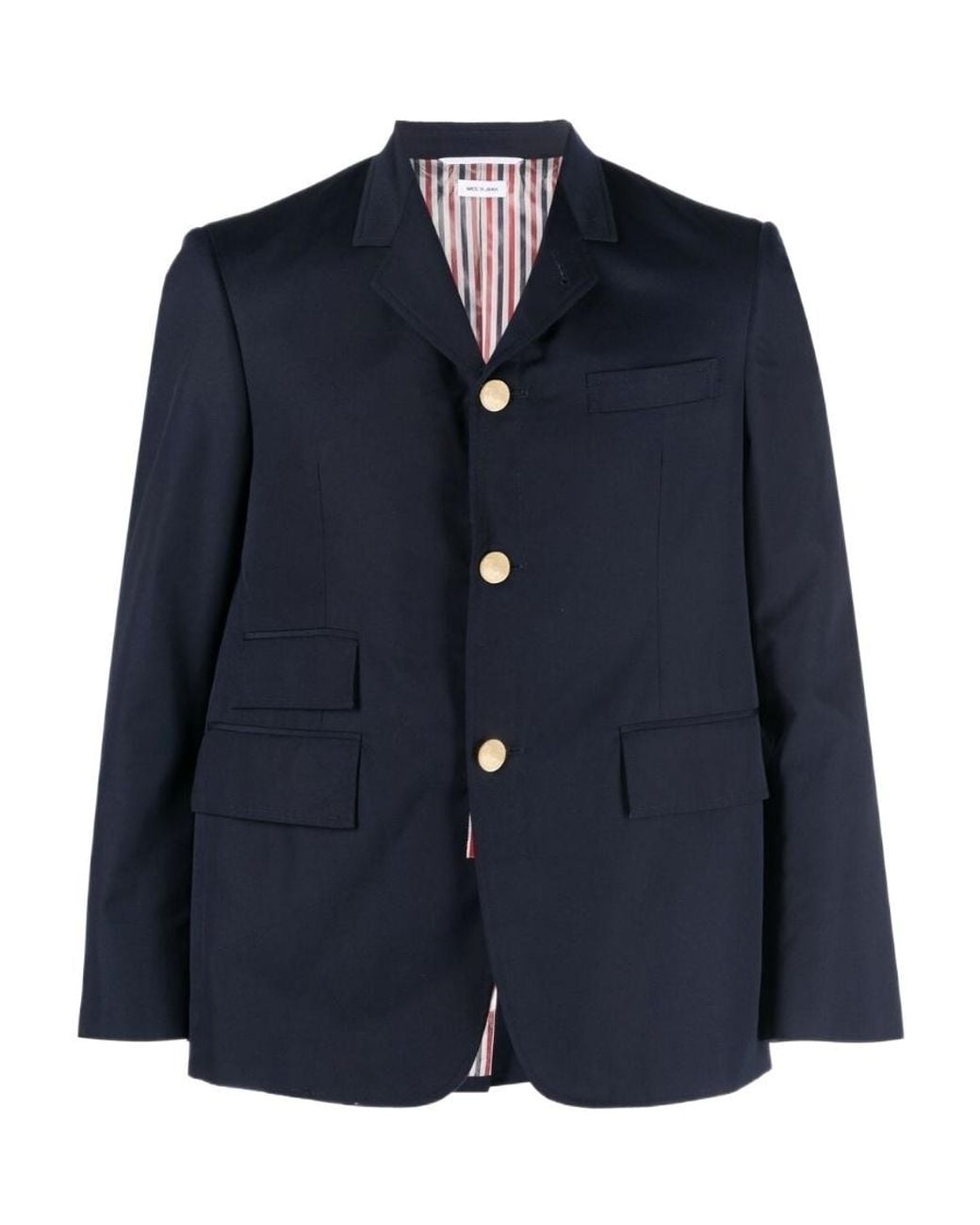 Thom Browne Blue Single-Breasted Tailored Blazer for men