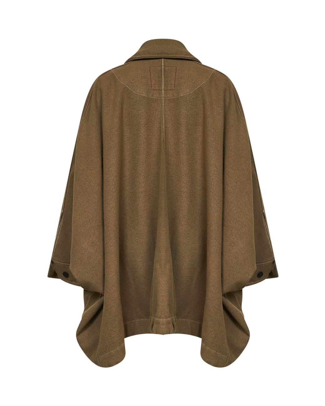 Uma Wang Brown Long-Sleeved Oversized Coat