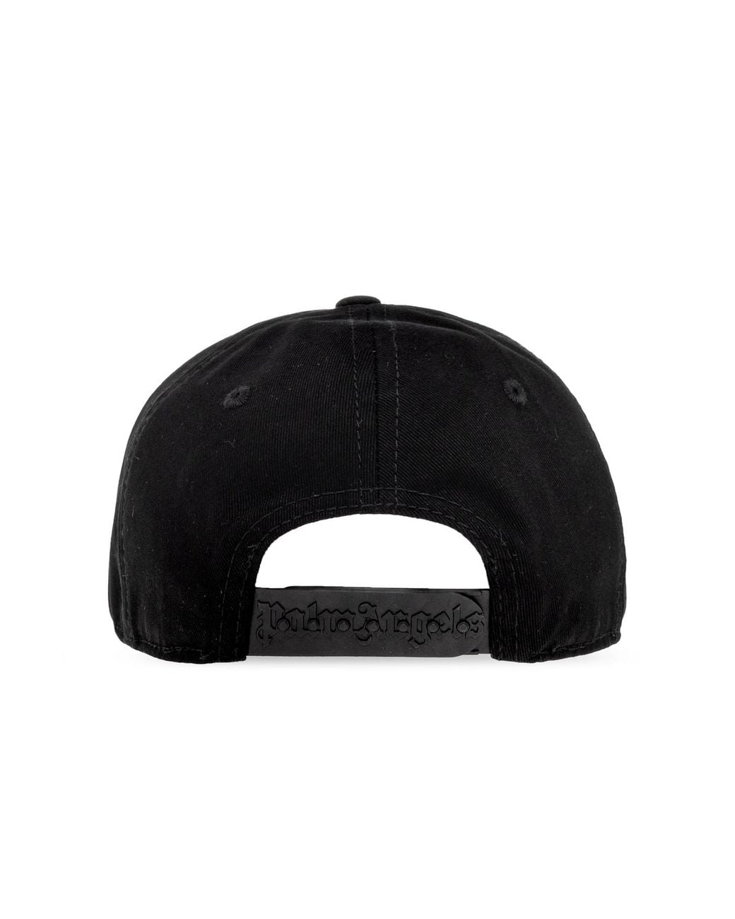 Palm Angels Black Baseball Cap With A Brim for men