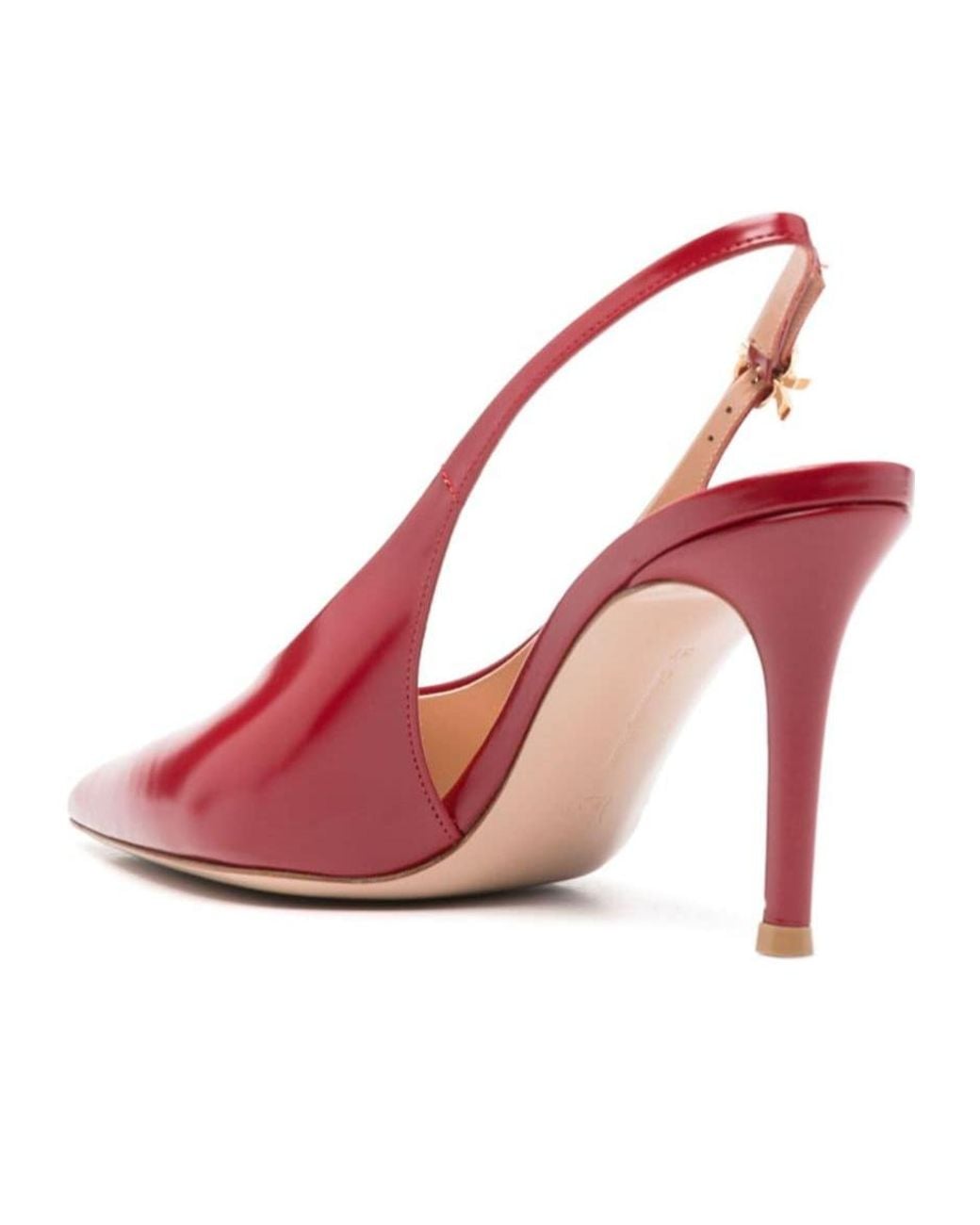 Gianvito Rossi Pink Robbie 85Mm Slingback Pumps