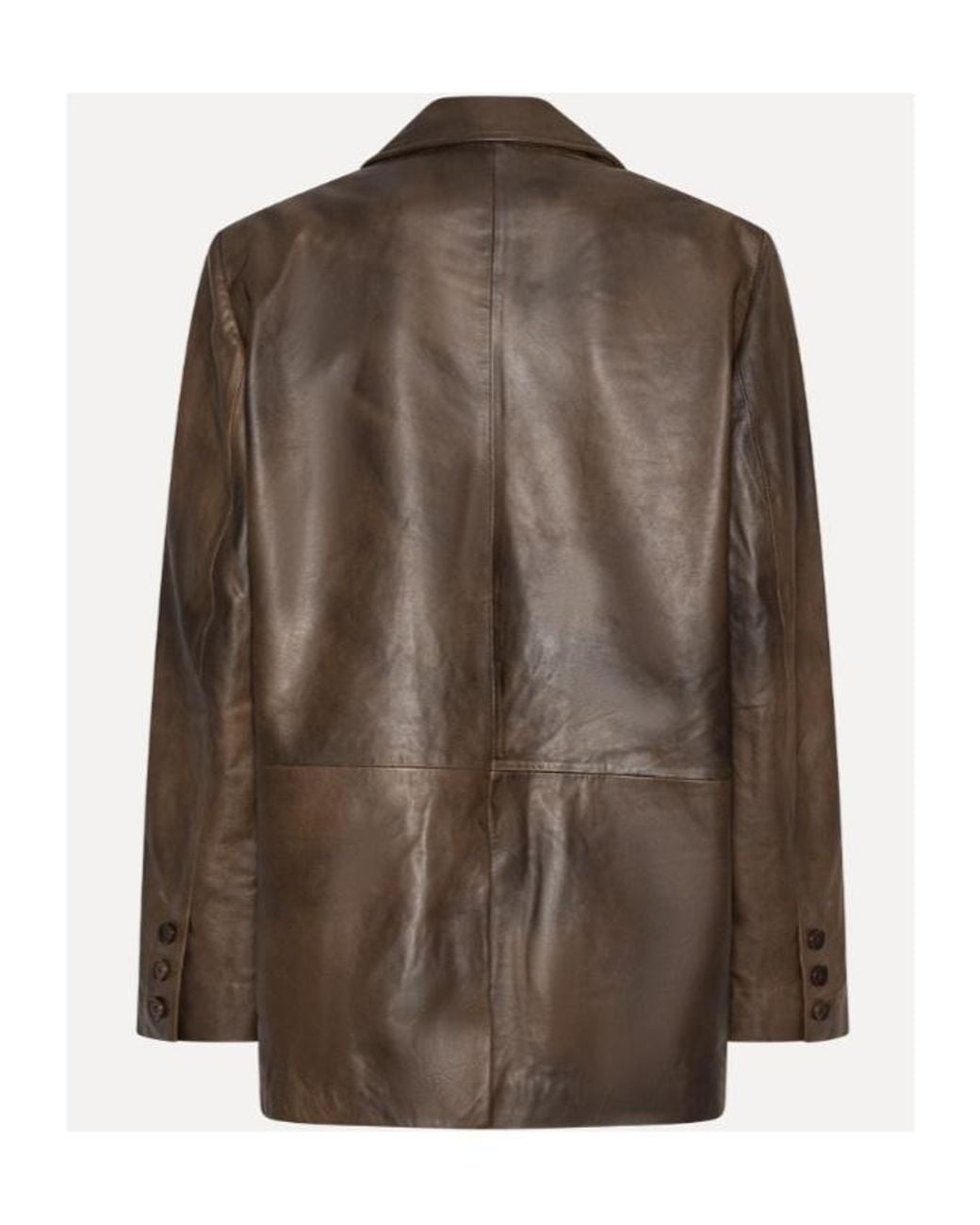 ROTATE BIRGER CHRISTENSEN Brown Single-Breasted Blazer