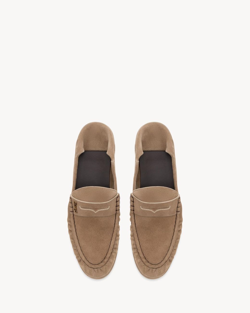 Saint Laurent Brown Le Loafer Foldable Loafers for men