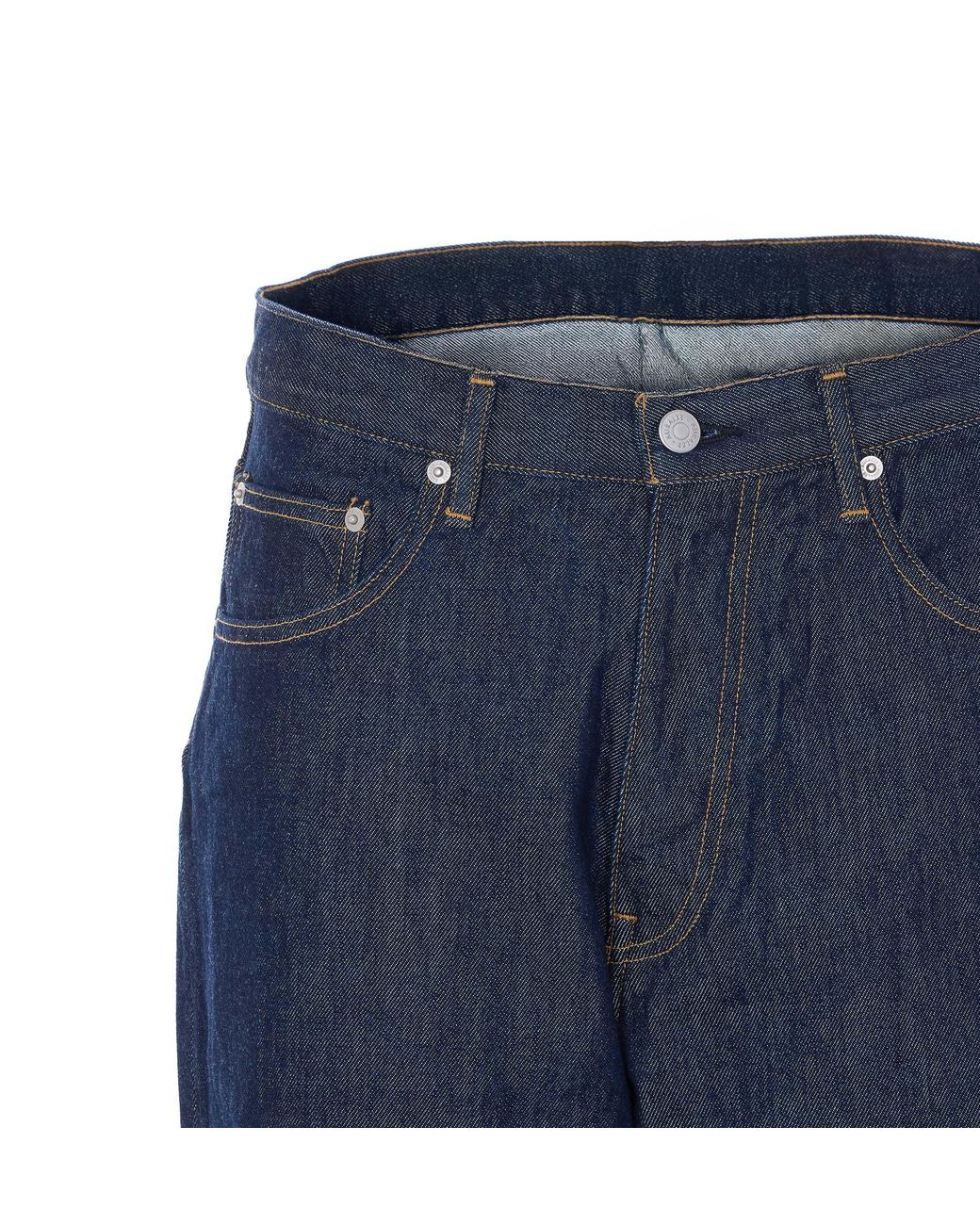 Auralee Blue オーラリー ハードツイスト ワイドレッグジーンズ for men