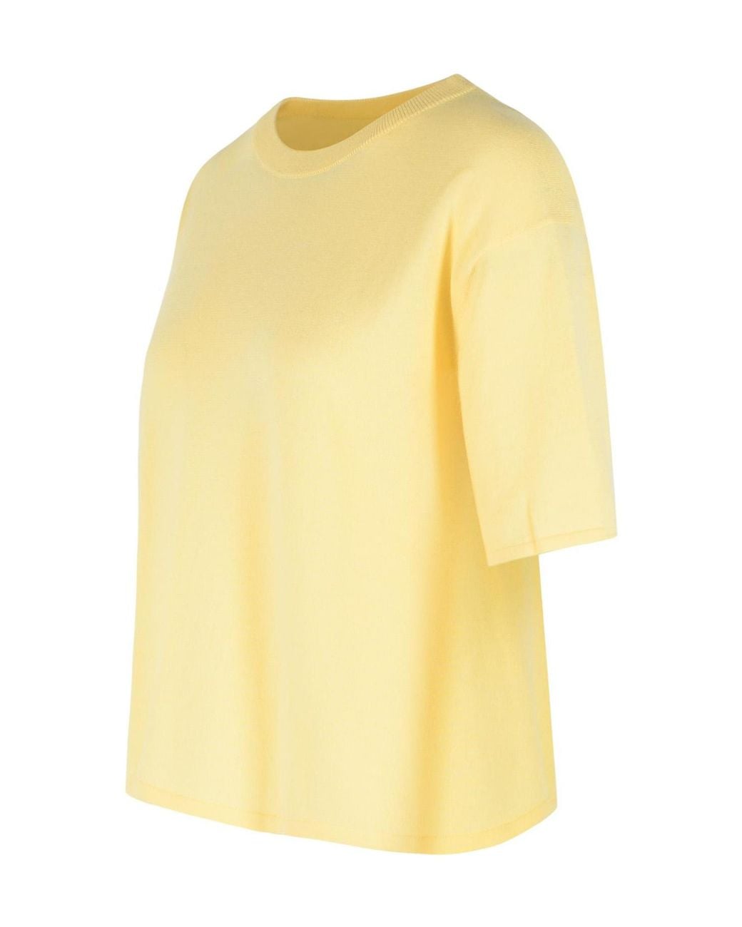 Lisa Yang Yellow Crew Neck T-Shirt