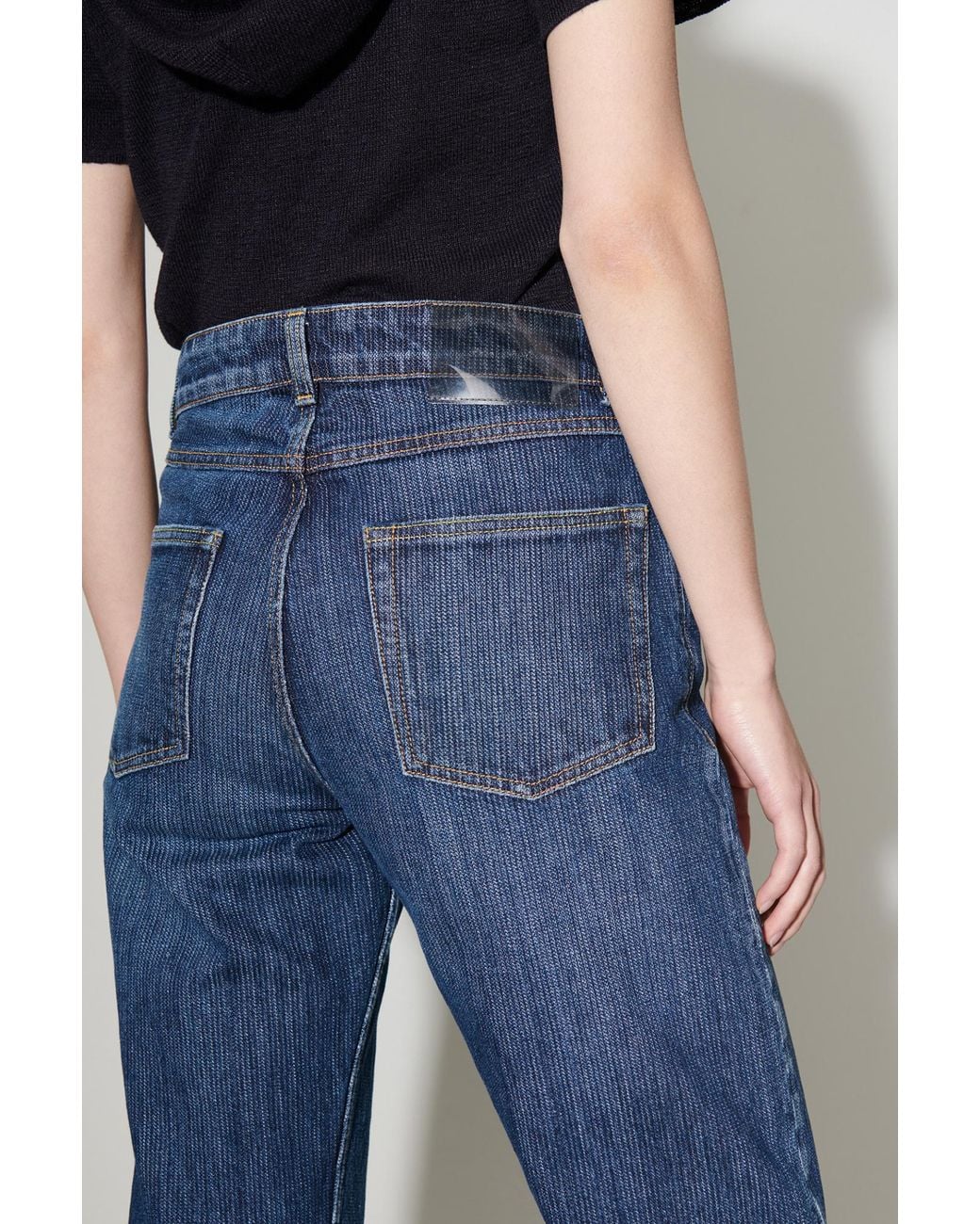Our Legacy Blue Chain Denim Trousers