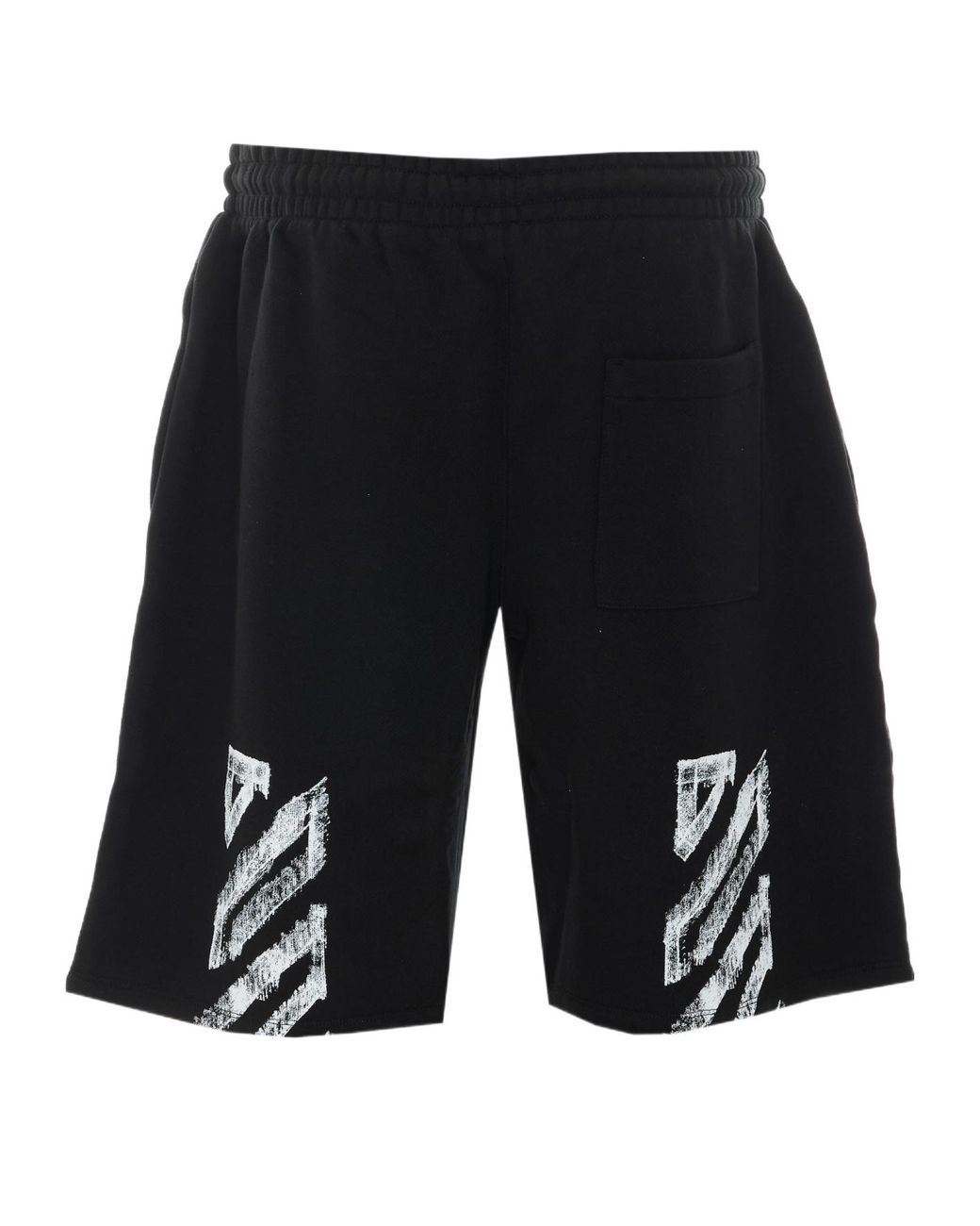 Off-White c/o Virgil Abloh Black Off Arrow Skate Drawstring Shorts for men