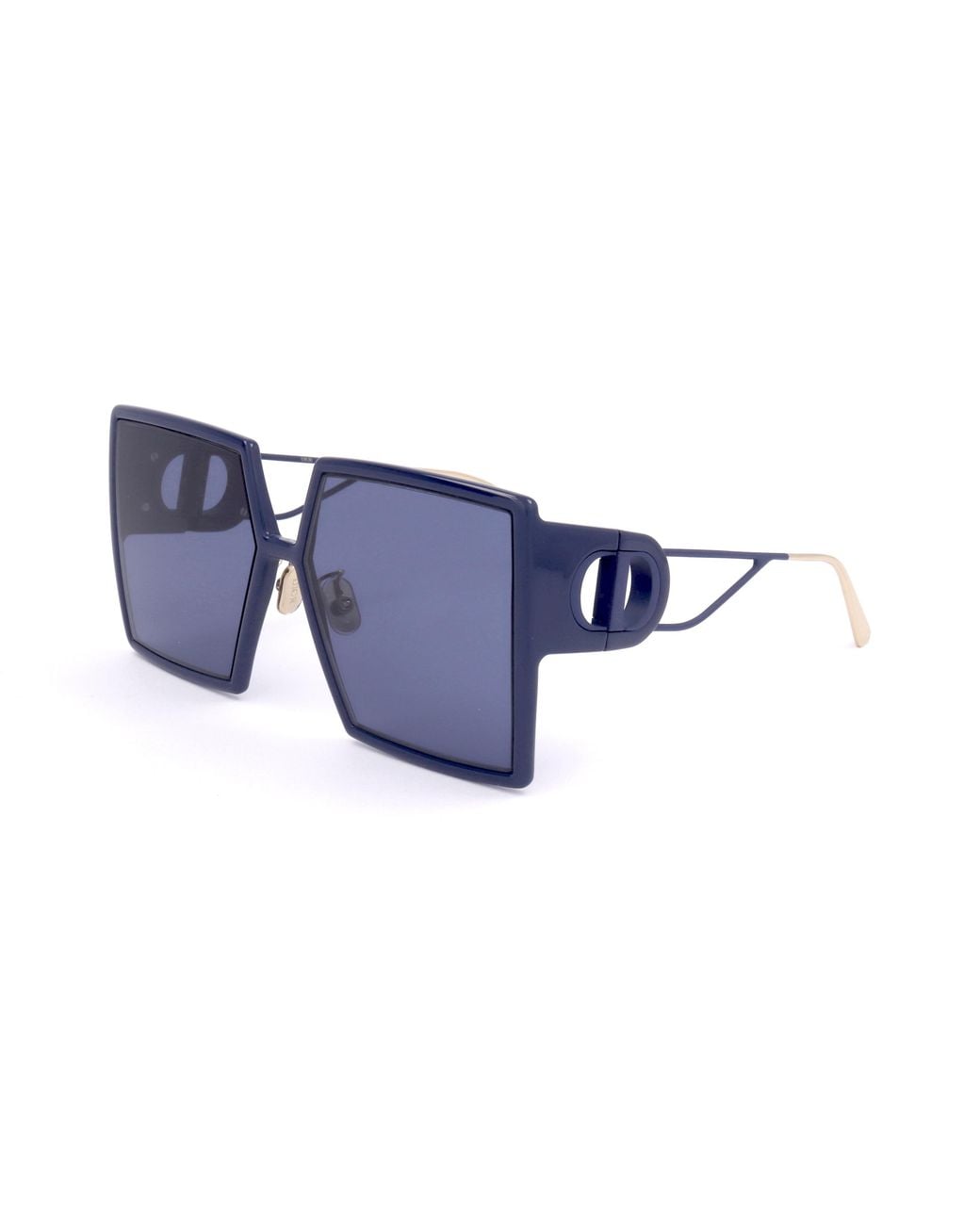Dior Blue Full-Rim Sunglasses