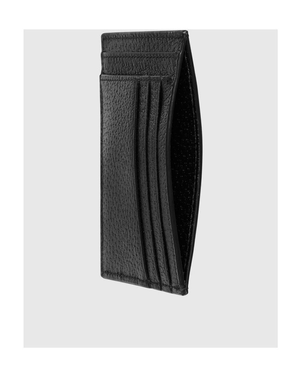 Gucci Black Gg Marmont Card Case for men